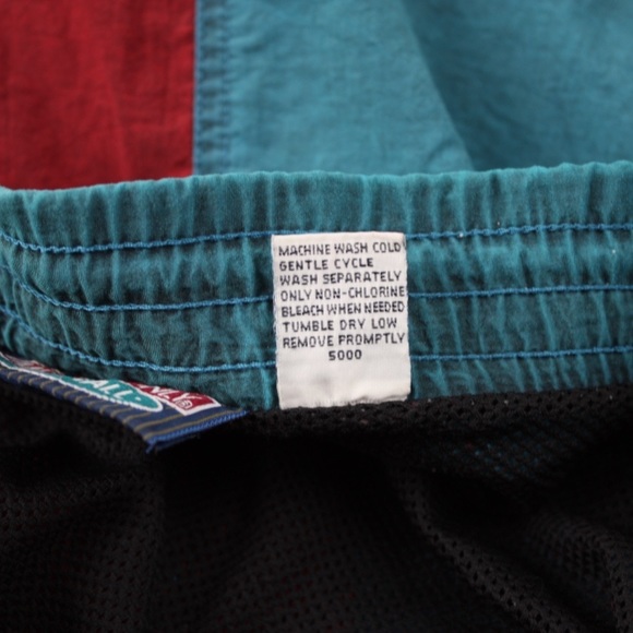 VTG Members Only Swim Trunks Maroon Blue Gray 2XL - Picture 7 of 7